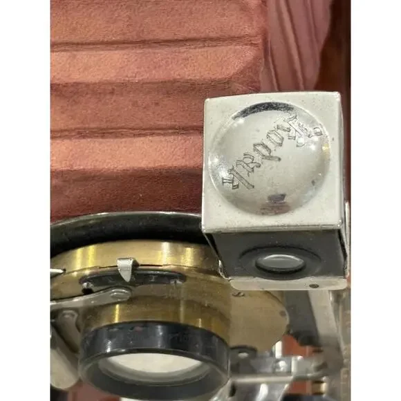 Antique Eastman Kodak NO. 3A FOLDING POCKET KODAK Model B-4 Camera w/ Red Bellow - Picture 6 of 15